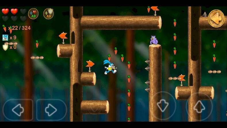 Скачать взломанную Bunny Jump and Run [Много денег] MOD apk на Андроид