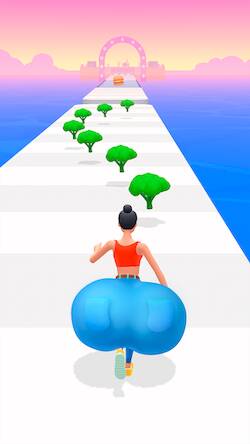 Скачать взломанную Twerk Race 3D — Running Game [Бесплатные покупки] MOD apk на Андроид