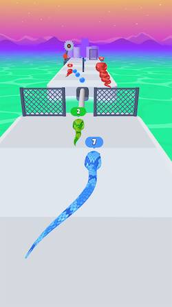Скачать взломанную Snake Run Race・3D Running Game [Мод меню] MOD apk на Андроид