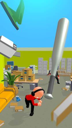 Скачать взломанную Crazy Office — Slap & Smash [Много монет] MOD apk на Андроид