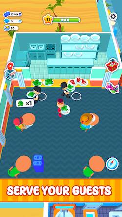 Скачать взломанную My Perfect Hotel [Бесплатные покупки] MOD apk на Андроид