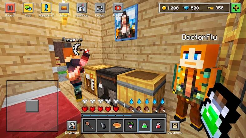 Скачать взломанную Block World 3D: Craft & Build [Мод меню] MOD apk на Андроид