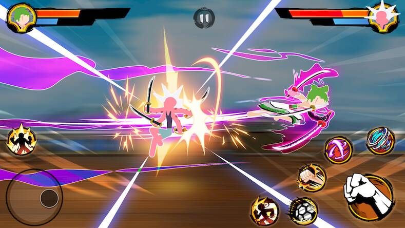 Скачать взломанную Stickman Pirates Fight [Мод меню] MOD apk на Андроид
