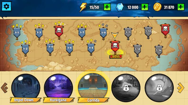 Скачать взломанную Stickman Pirates Fight [Мод меню] MOD apk на Андроид