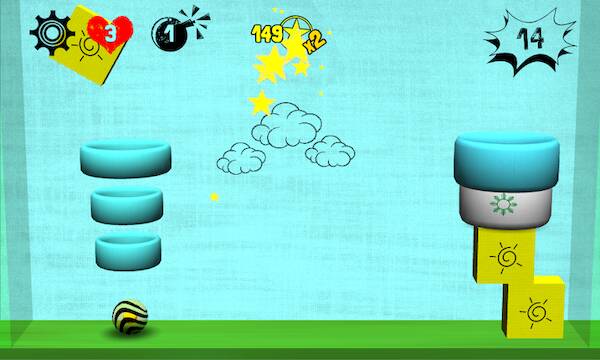 Скачать взломанную Tigerball [Бесплатные покупки] MOD apk на Андроид