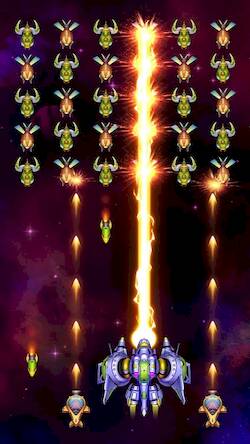 Скачать взломанную Galaxy Shooter - Space Attack [Много монет] MOD apk на Андроид