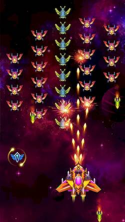 Скачать взломанную Galaxy Shooter - Space Attack [Много монет] MOD apk на Андроид