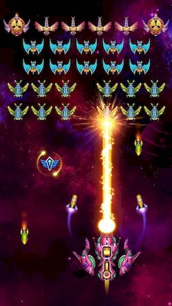 Скачать взломанную Galaxy Shooter - Space Attack [Много монет] MOD apk на Андроид