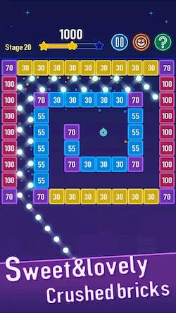Скачать взломанную Balls Bricks Breaker 4 [Бесплатные покупки] MOD apk на Андроид