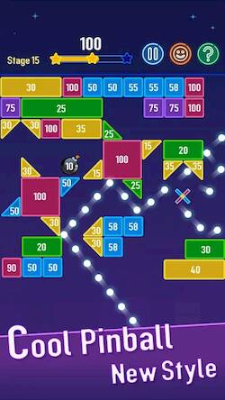 Скачать взломанную Balls Bricks Breaker 4 [Бесплатные покупки] MOD apk на Андроид