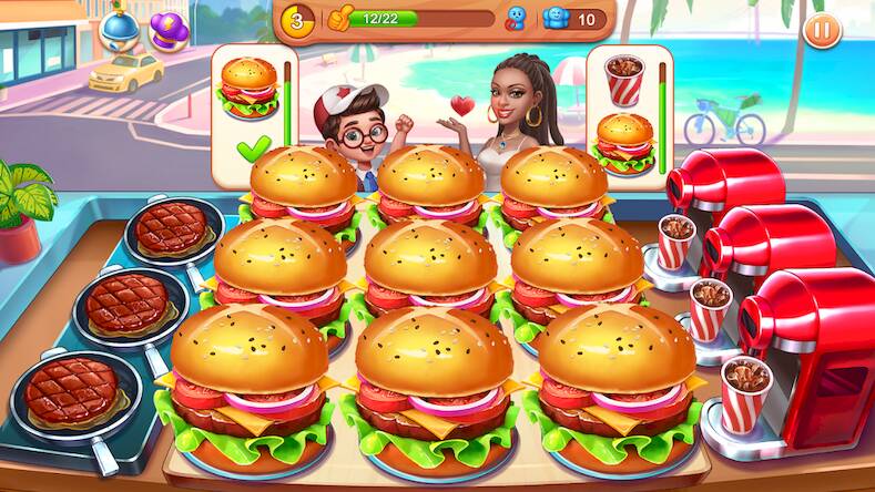 Скачать взломанную Cooking Center-Restaurant Game [Много денег] MOD apk на Андроид