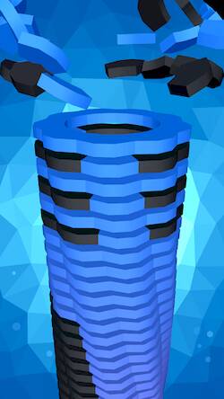 Скачать взломанную Drop Stack Ball - Helix Crash [Бесплатные покупки] MOD apk на Андроид