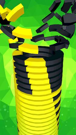 Скачать взломанную Drop Stack Ball - Helix Crash [Бесплатные покупки] MOD apk на Андроид