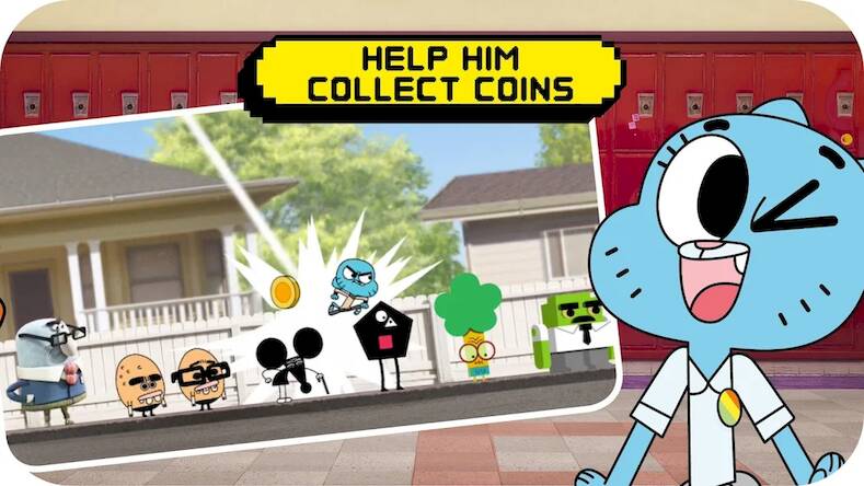 Скачать взломанную Skip-A-Head - Gumball [Бесплатные покупки] MOD apk на Андроид