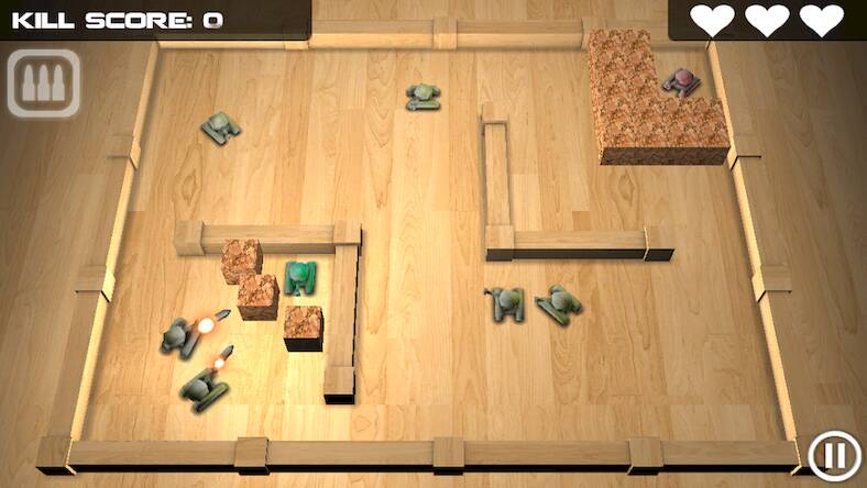 Скачать взломанную Tank Hero [Бесплатные покупки] MOD apk на Андроид