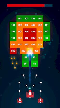 Скачать взломанную Fire Hero 2D — Space Shooter [Много денег] MOD apk на Андроид
