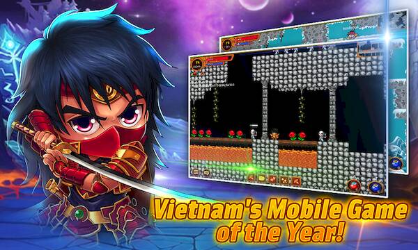 Скачать взломанную NINJA SCHOOL WORLD [Много монет] MOD apk на Андроид