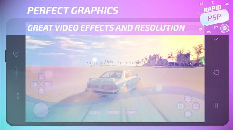 Скачать взломанную Rapid PSP Emulator for PSP Gam [Много денег] MOD apk на Андроид