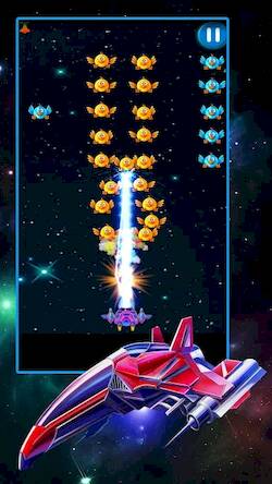 Скачать взломанную Chicken Shooter: Galaxy Attack [Много денег] MOD apk на Андроид
