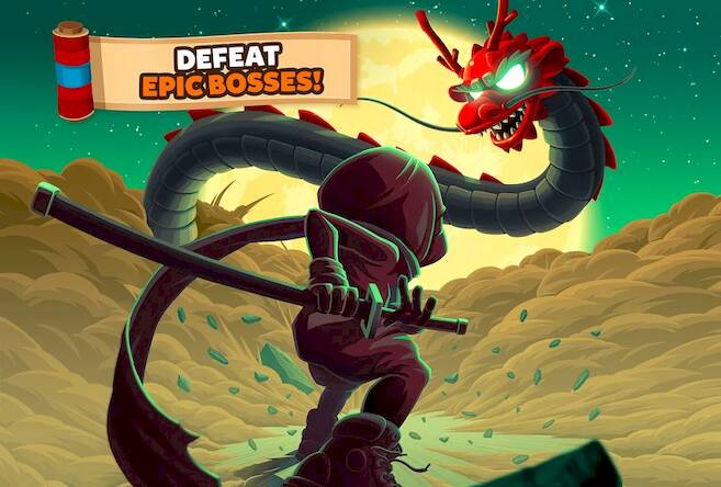 Скачать взломанную Ninja Dash Run - Offline Game [Много денег] MOD apk на Андроид
