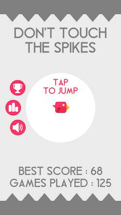 Скачать взломанную Don't Touch The Spikes [Много монет] MOD apk на Андроид