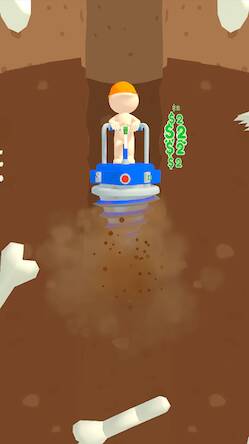 Скачать взломанную Dig The Ground [Много денег] MOD apk на Андроид