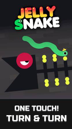 Скачать взломанную Jelly Snake [Мод меню] MOD apk на Андроид