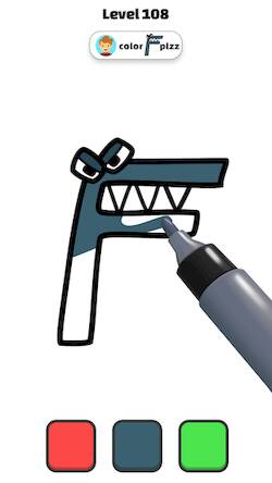 Скачать взломанную Coloring Alphabet Lore [Бесплатные покупки] MOD apk на Андроид
