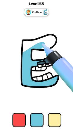 Скачать взломанную Coloring Alphabet Lore [Бесплатные покупки] MOD apk на Андроид