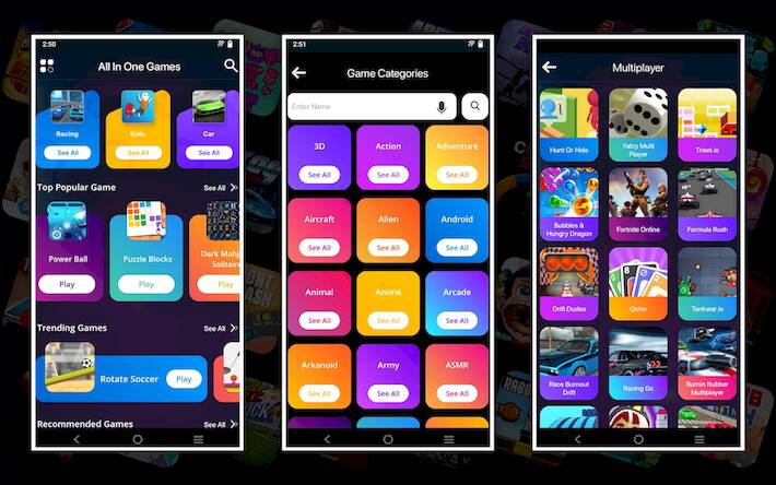 Скачать взломанную 10000+ All IN ONE 2023 GAMES [Мод меню] MOD apk на Андроид