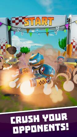 Скачать взломанную AFAR Rush - Race to Victory! [Бесплатные покупки] MOD apk на Андроид