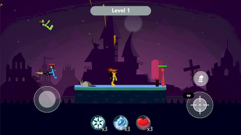 Скачать взломанную Stick Battle - Warriors Fight [Бесплатные покупки] MOD apk на Андроид