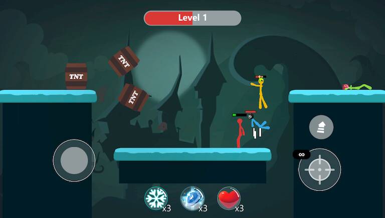 Скачать взломанную Stick Battle - Warriors Fight [Бесплатные покупки] MOD apk на Андроид