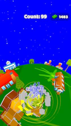 Скачать взломанную Planet Mighty Crushing Tornado [Мод меню] MOD apk на Андроид