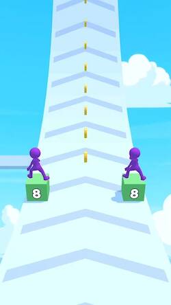 Скачать взломанную Merge Stack Run [Мод меню] MOD apk на Андроид