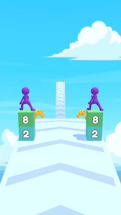 Скачать взломанную Merge Stack Run [Мод меню] MOD apk на Андроид