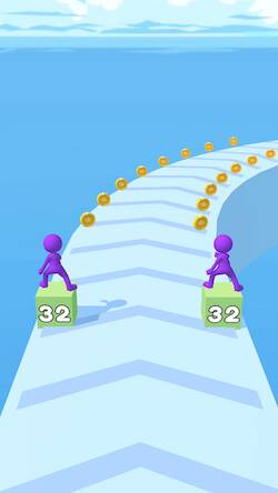 Скачать взломанную Merge Stack Run [Мод меню] MOD apk на Андроид