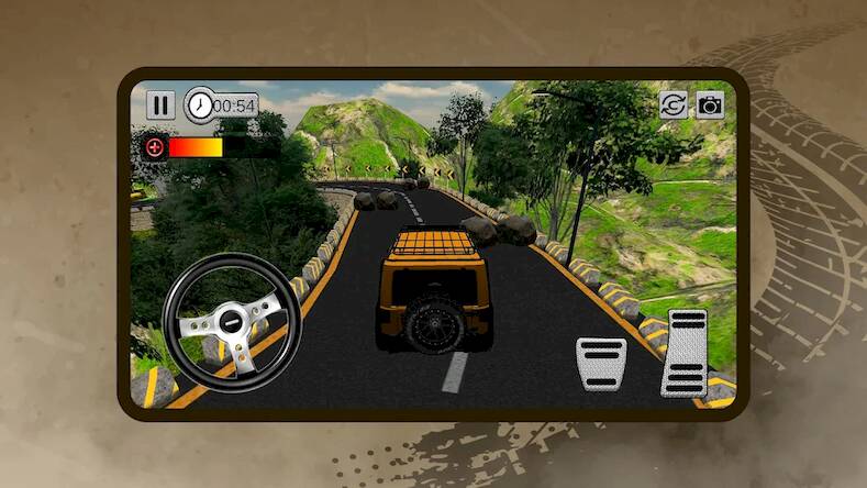 Скачать взломанную Offroad Jeep Driving [Бесплатные покупки] MOD apk на Андроид