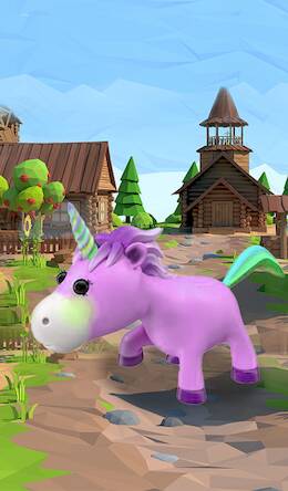 Скачать взломанную Unicorn Magical Running Mania [Мод меню] MOD apk на Андроид