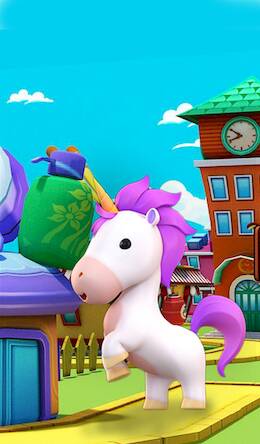 Скачать взломанную Unicorn Magical Running Mania [Мод меню] MOD apk на Андроид