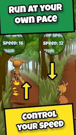 Скачать взломанную Deer Crossing - Endless Runner [Много денег] MOD apk на Андроид