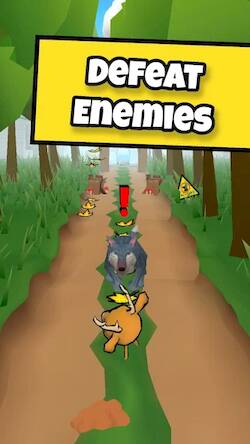 Скачать взломанную Deer Crossing - Endless Runner [Много денег] MOD apk на Андроид