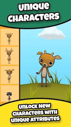 Скачать взломанную Deer Crossing - Endless Runner [Много денег] MOD apk на Андроид