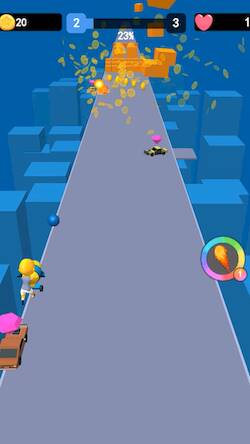 Скачать взломанную Cannon Runner [Мод меню] MOD apk на Андроид