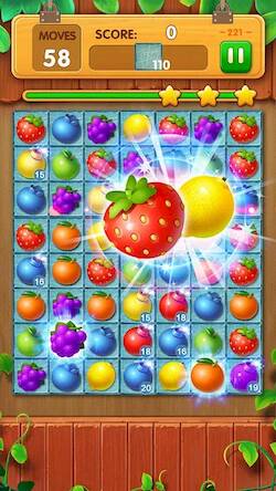 Скачать взломанную Fruit Burst [Много денег] MOD apk на Андроид