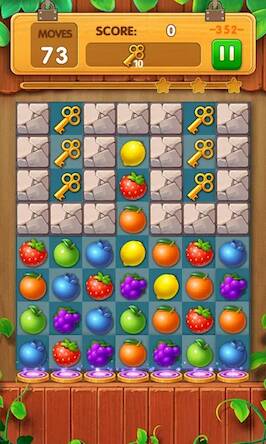 Скачать взломанную Fruit Burst [Много денег] MOD apk на Андроид