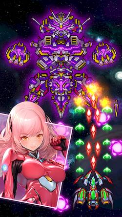 Скачать взломанную Galaxy Force: Space Shooter [Бесплатные покупки] MOD apk на Андроид