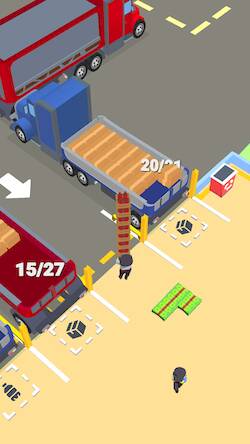 Скачать взломанную Idle Truck [Много монет] MOD apk на Андроид