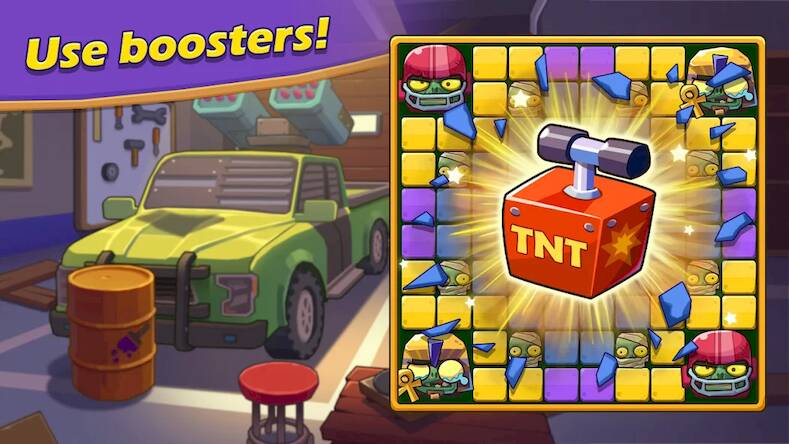 Скачать взломанную Breaker Fun 2: Zombie Brick [Много денег] MOD apk на Андроид