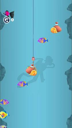 Скачать взломанную Idle Furry Fishing! [Много денег] MOD apk на Андроид